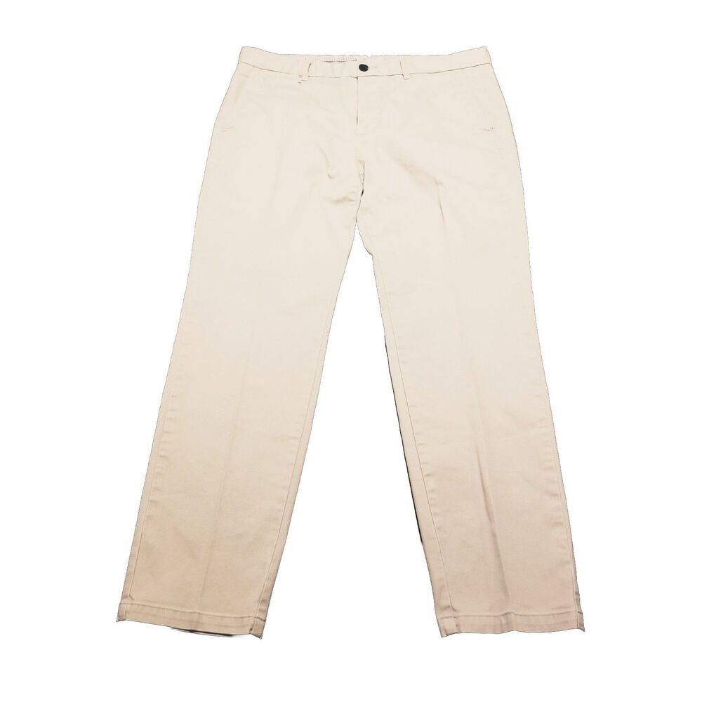 Perk Pants Men's Size 34x30 Khaki Slim Fit Stretch Feel Good Chino (35x29)